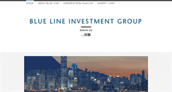 Desktop Screenshot of bluelineinv.com