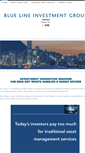 Mobile Screenshot of bluelineinv.com